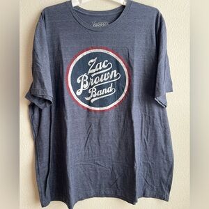 Zac Brown Band Graphic Tee - Navy 2017 Concert Tee